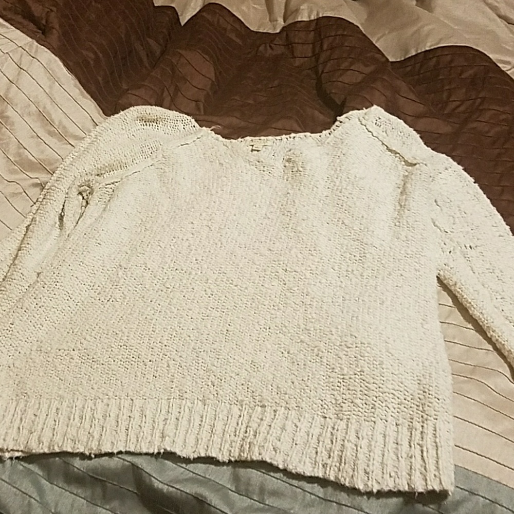 Cream colored sweater